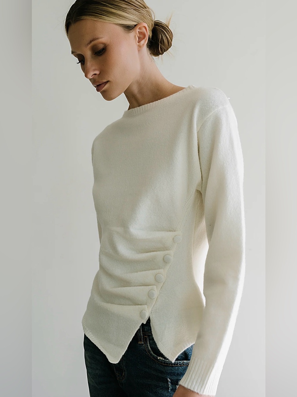 NWT - Bohme Jerzey Asymmetrical Sweater